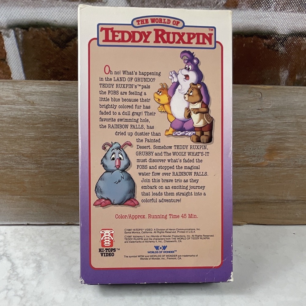 Hi-Tops Video The World of Teddy Ruxpin Vol 8: The Faded Fobs VHS 1987 NTSC - Picture 4 of 11